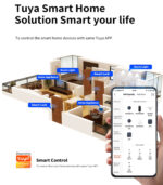 Tuya WiFi Smart Fingerprint Door Lock | Double-Sided Keypad & Biometric Access - Image 6