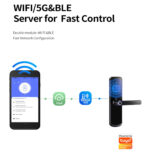 Tuya WiFi Smart Fingerprint Door Lock | Double-Sided Keypad & Biometric Access - Image 5