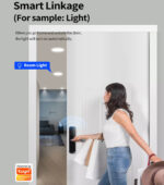 Tuya WiFi Smart Fingerprint Door Lock | Double-Sided Keypad & Biometric Access - Image 4