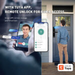 All-in-One Smart Door Lock – Tuya App Control, Fingerprint, RFID, Video Intercom Access - Image 5