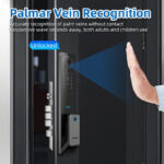 2025 Smart Door Lock Tuya Wifi Smart Fingerprint Cerradura Inteligente Digital Safe Door With Camera Lock for Home - Image 4