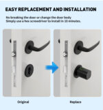 Smart Tuya Control Cylinder Door Lock with Key Rfid App Fingerprint - Image 2