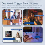 2025 Built-in Alexa Voice Control 4 Inch Touch Screen Tuya Smart Home Zigbee Wifi BLE Gateway Smart Life Central Control Panel - Image 3