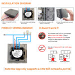 Bingoelec 10A Glass Touch WiFi Switch – EU/UK Smart Wall Light Switch with Tuya App - Image 5